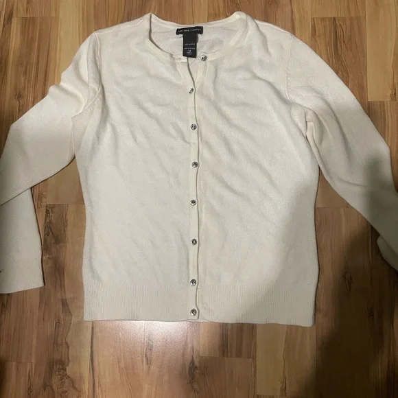 New York & Company Ivory Knit Sweater - Picture 2 of 4